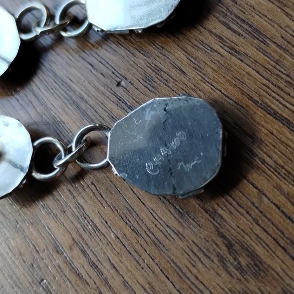 Sterling and Lapis Earrings - Picture 3 of 3